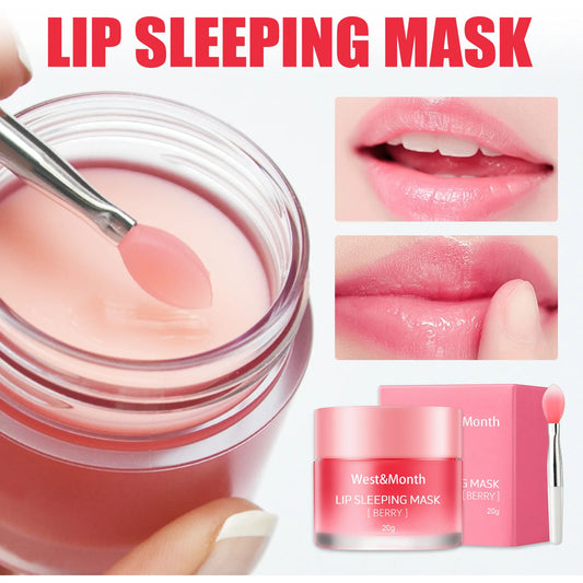 Lip Sleeping Mask Soften Cracking Lip Dead Skin Remover Dry Lips Treatment Exfoliant for Lips Nourish Jelly Lip Mask